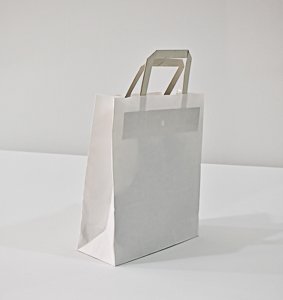 Bolsa Kraft blanca 23x28x10