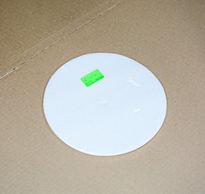 Plato de plastofor para pizza o queque